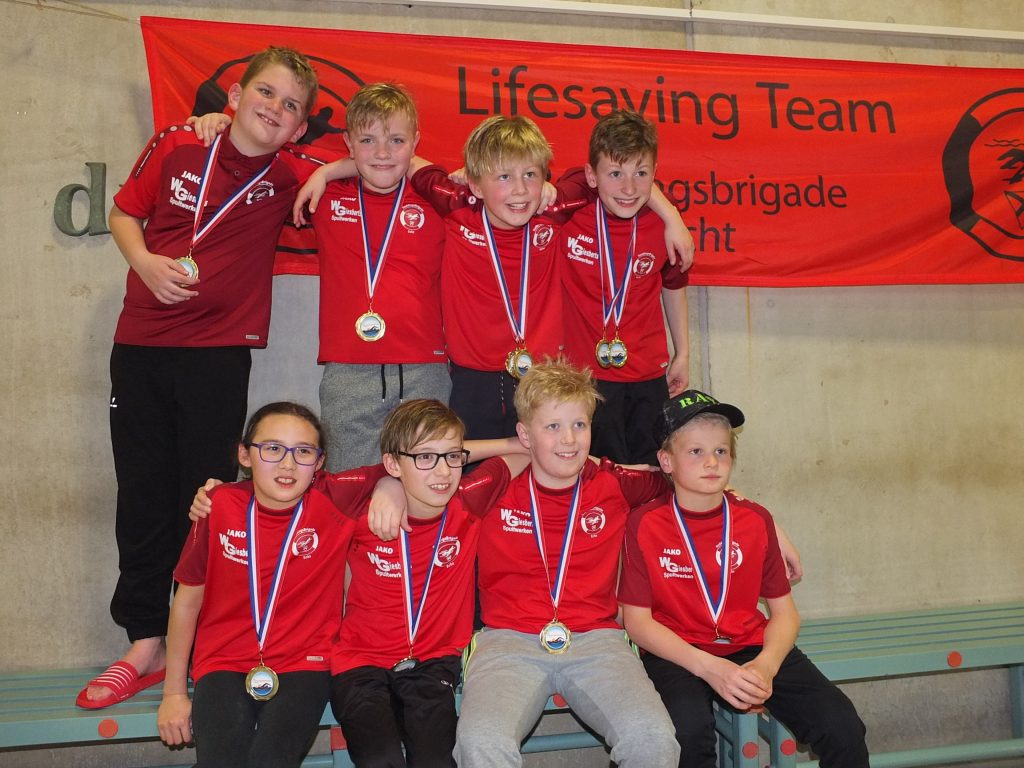Teams van Reddingsbrigade Echt Nederlands kampioen Lifesaving!